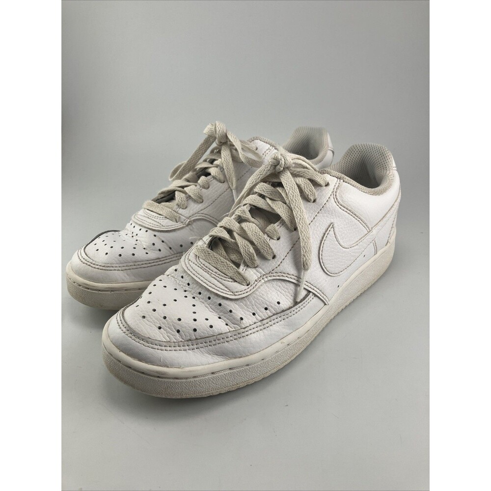 Nike Court Vision CD5434-100 White Womens  8 Running Shoes Lace Up Low Top